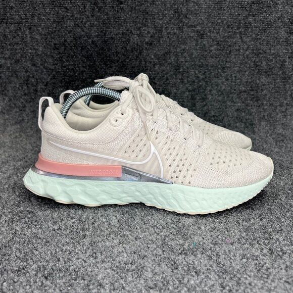 Nike React Infinity Run Flyknit 2 Shoes Women's Size 9.5 Platinum Tint Athletic - Picture 1 of 12